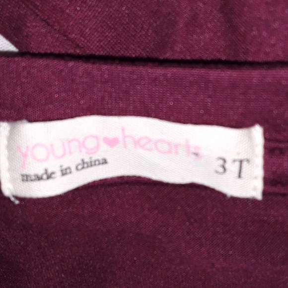 Young hearts long sleeve tee heart cat - Picture 5 of 8